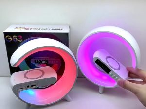 Multi Functional Bluetooth Speaker Bass Speaker + Wireless Charger + RGB Ambient Light