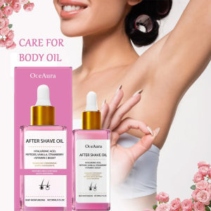 Strawberry Vanilla After Shave Oil Women For Smooth Skin Soft Serve After Shave Oil Shave Oil Prevent Ingrown Hairs & Dryness