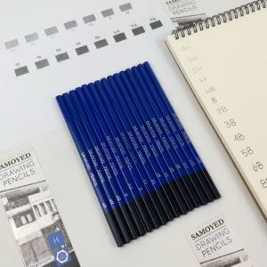 SAMOYED PCG-DW Pensil Sketsa / Gambar Grafit / Graphite Sketch / Drawing Pencil 4H / 3H / 2H / H / HB / B / 2B / 3B / 4B / 5B / 6B / 8B / 10B / 12B / 14B