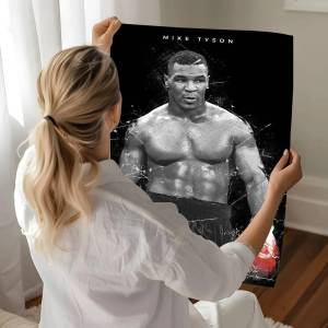 1pc Boxer Mike Tyson M-Muhammad Ali Motivational Quote Classic Vintage Posters Whitepaper Prints Posters Artwork Room Decor