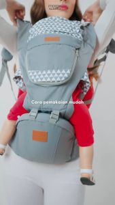 Premium HipSeat Mamajoy Baby Carrier Gendongan bayi depan Hip Seat Convertible perlengkapan bayi baby hipseat carrier lightweight gendongan bayi bukan aiebao bukan mooimom