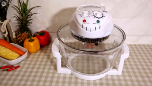 17L Capacity Household Oil-Free Multifunctional Air Fryer With Fully Automatic Rotation Visual 360 ° Intelligent Fryer