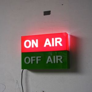 Sign On Air Off Air Neon Box Mini 2 Warna
