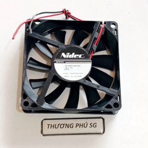 Quạt 8Cm Dày 1.5Cm / Điện áp DC 24V Loại 2 dây nối nguồn (Quạt tháo LK)