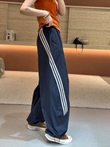 LIYANGANG | Summer Style Straight Leg Pants Casual Loose High Waist Slimming