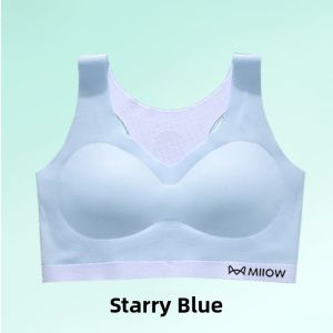 MiiOW | Cat Person Seamless Modal Teenage Girl Underwear Comfortable Sports Vest Bra For Middle And High School Students Ages 8-14