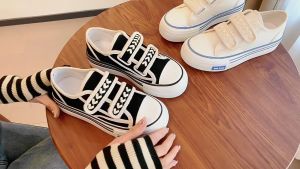 FREE BOX Sepatu Kanvas Wanita Sneakers Casual Korean Shoes NEW LM-0264