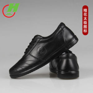 Giày Thái Cực Quyền Cotton Đỏ Giày Luyện Công Da Bò Mềm Giày Võ Thuật Giày Đế Mềm Thoáng Khí Nam Nữ Giày Thể Thao Chống Trượt Thoải Mái Nữ