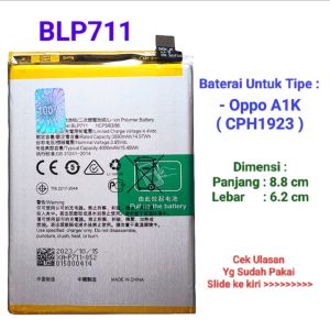 Baterai oppo A1K CPH1923 BLP711 Batre Original Batrai
