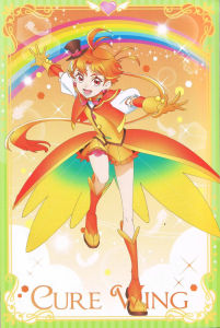 Bandai | Oil Painting P-Pretty C-Cure Anime Characters By Numbers Home Decor Modern Wall Decor for Living Room Bedroom Gift No Frame