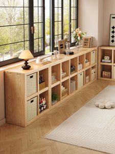 FWTDF | Straw Pine Bookshelf Storage Rack