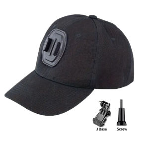 Hands-Free Baseball Cap Camera Mount First-Person View Hat for GoPro Hero 13 12 11 9 Insta360 X5 DJI OSMO Action 6 5 Vlog Hiking
