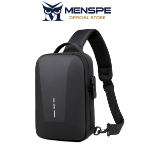 MENSPE Oxford Men Chest Bag Fashion Pouch Bag Travel Shoulder Bag Casual Chest Bag Fashion Shoulder Bag Waterproof Casual Sport Street Bag for College Student