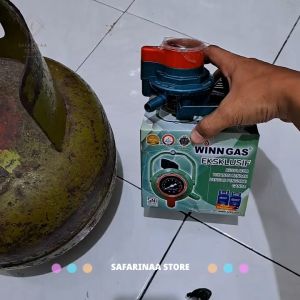 REGULATOR KOMPOR GAS LPG ANTI BOCOR W 800 METER SET SELANG 3 LAPIS ORANGE 600 PSI MERK STRONG FLEX