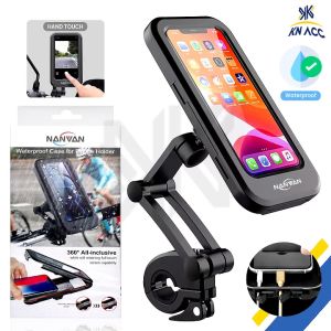 [KN ACC] NANVAN NVN-N3 Phone Holder Hp Motor / Sepeda Waterproof Anti Air 360