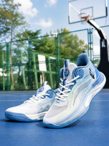 Breathable Lightweight High Ankle Shock Absorption Anti-Slip Basketball Shoes