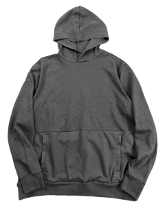 Export Single Waffle Thick Material Daily Casual Sports Hoodie Loose Version Men Basic Style Sweatshirt Outwear