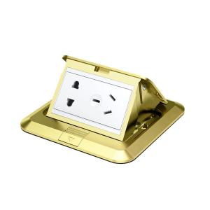 CHNT | Invisible Waterproof Copper Floor Socket 5 Holes
