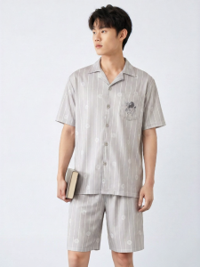 Semir | Antibacterial Anti-Mite Mens Sleepwear Set
