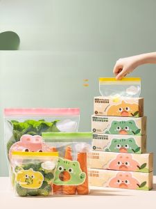Food Grade Sealed Storage Bags for Fruits And Vegetables with Zipper Freshkeeping Bags Household Refrigerator Special Use
