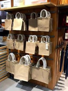 Non-Printed Sack Handbag Canvas Bag Womens Sack Tote Bag Large Capacity Excellent Quality Good Product Customized Bags DIY