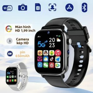 Đồng Hồ Thông Minh Android I1 Mới Hỗ Trợ 4G SIM Màn Hình HD 1.99 Inch GPS WiFi Camera Kép Gọi Video Theo Dõi Sức Khỏe Dành Cho Nam Và Nữ
