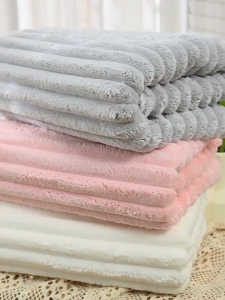 17 MILE Buy 1 Get 1 Free Large Thick Coral Velvet Bath Towel Absorbent Quick-drying Microfiber Bath Towel