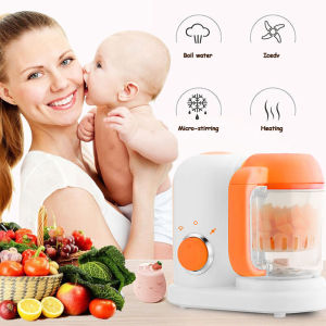 【Free Adaptor】 Blender for Baby Food 4 in 1 Multifunction for Baby Kids Childrens Food Processor for Baby Blender