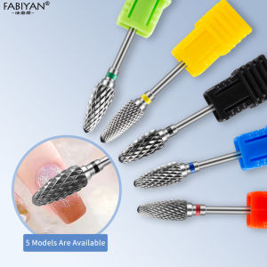 Nail Drill Bits Tungsten Steel Nail Grinding Head Electric Nail Machine Accessories Nail Polishing Grinding Head Removing Nail Manicure Tools