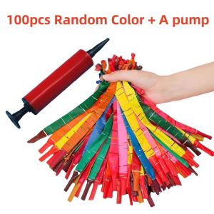100Pcs Fun Rocket Screaming Balloon Bright Color Balloon Rocket Giant Flying Whistle Balloons Go Up To The Sky Kids Party Toys