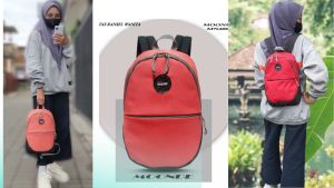 Tas Punggung Stylish Wanita MN4001: Ransel Ringan & Kualitas Tinggi