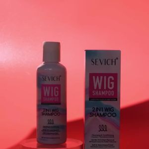 SEVICH 2-IN-1 Wig Shampoo 100ml Human and Synthetic Wig Deep Cleansing Moisturizing Shine 2 in 1 Shampoo Professional Wig Care