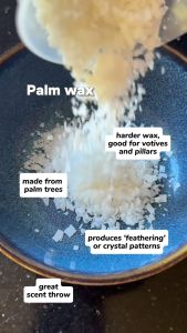 Palm Wax Cosmetic Grade Raw Material for DIY Candlemaking and Cosmetics 50 g 100 g 500 g and 1 kg