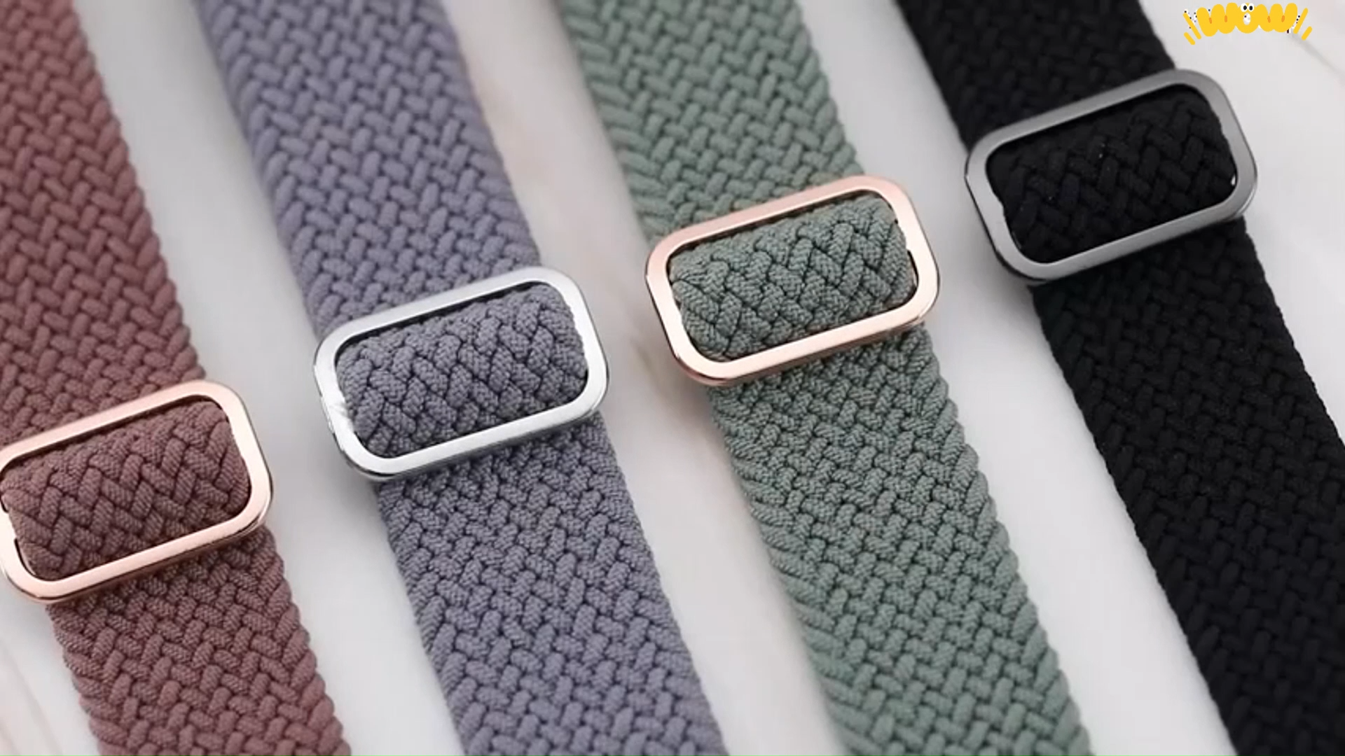 Braided Nylon Elastic Strap Adjustable Breathable Premium Sport Band for Apple Watch Ultra 3/2 Series 11-4 SE All Sizes 49/46/45/44/42/41/40mm
