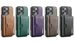 szhaiyu | Thirfold Style Magnetic Leather Wallet Card Holder Phone Case For iPhone 18 17 16 15 14 13 12 11 Pro Max Plus 17Air 17E 16E