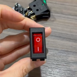 สวิทช์แลมป์ สวิทซ์เปิด-ปิด 3ขา มีไฟled สวิตช์กระดก ON-OFF KCD3-501N ขนาด16x32mm สีแดง เขียว เหลือง Rocker Switch PPElectrictool พีพี