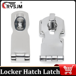 Stainless Steel Marine Boat Deck Locker Hatch Latch Live Lock Buckle Swivel Door Marine Hardware Rotating Tick Door Buckle Lock