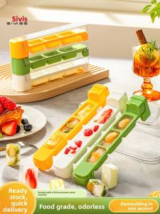 SIVASS | Home Use Food Grade Ice Tray with Press and Easy Release Lid