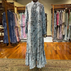 Carolla Dress by Dian Pelangi LIMITED EDITION Busana Muslim Gaun Batik Casual Formal Pesta Pernikahan Kondangan Wanita Cantik Anggun Modis Modern Mewah Model Motif Hand Made Abstrak Terlaris Terbaru Kekinian