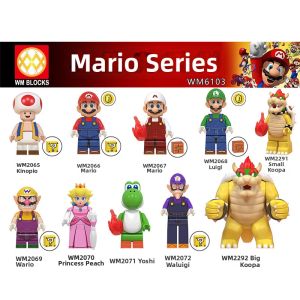 Compatible Super Mario Bros Movie Character Building Bricks