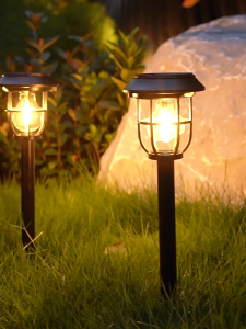 AIMO Solar lawn light landscape lights garden lamp LED powered outdoor waterproof IP67 automatic lighting no need for electricity easy