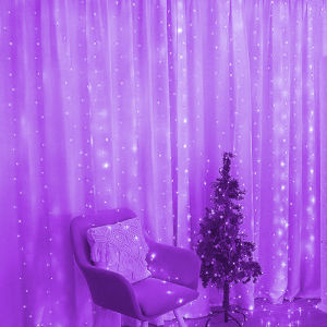 RGB 3x3/2/1m Curtain LED Light Christmas Decoration Holiday Home Bedroom Wedding Fairy Garland Lamp USB Plug with Remote