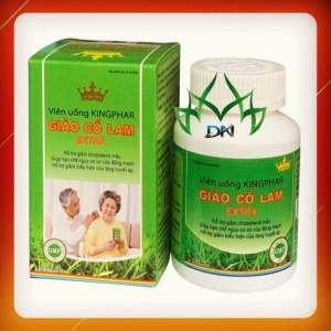 Viên uống Giảo cổ lam extra Kingphar ( lọ 60 viên) - Ổn định huyết áp hạ mỡ máu