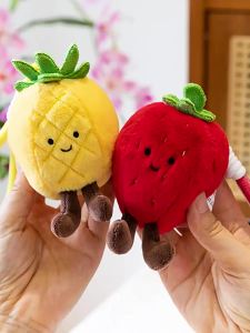 QIAOSHANG | Fruit Themed Plush Keychains and Accessories