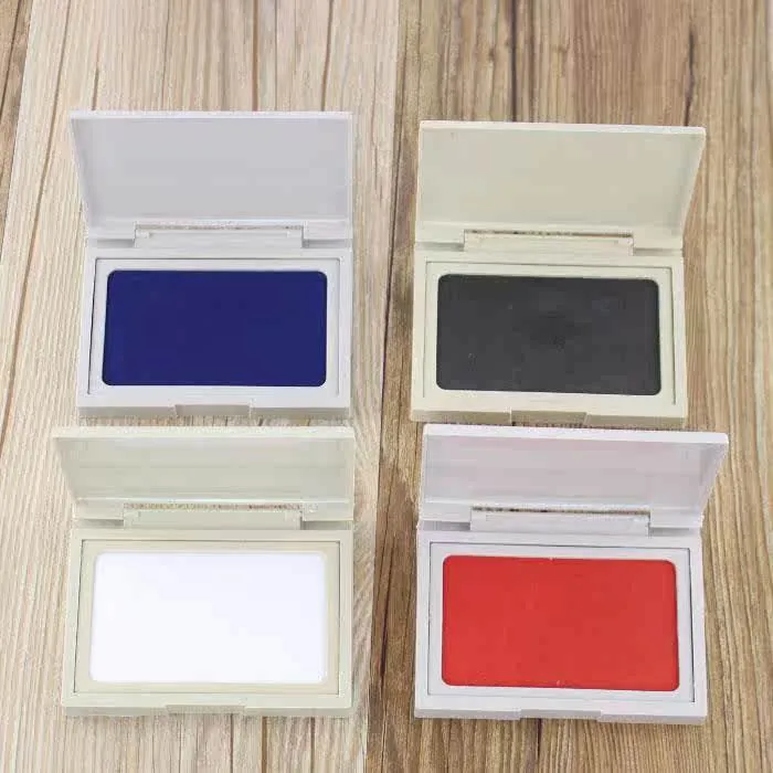 Quick-Drying Waterproof Colorless Blank Square Stamp Pad Ink Box Red ...