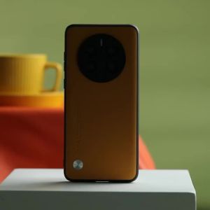 Shockproof Funda for Nubia Red Magic 10 Pro Plus Case Luxury Fiber Texture PU-Leather Back Cover Capa for RedMagic 10 Pro+ Cases