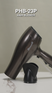 Dowell Professional Foldable Hair Dryer | 2-Speed & 3-Heat Settings | Ion Generator | Cold Shot | Concentrator | 2200W | PHB-23P