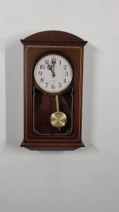 100% ORIGINAL SEIKO Melodies Chimes Wooden Pendulum Wall Clock QXM610B [Jam Dinding Muzik]