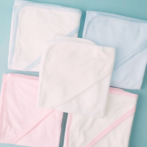 Cotton Central™ Gentle Terry Hooded Towel Swaddle Blanket Newborn Infant Baby Bath Time 100% USA Cotton Boy Girl Stuff And Clothes