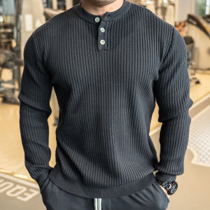 Fitness Long Sleeve Underwear Knit Sweater